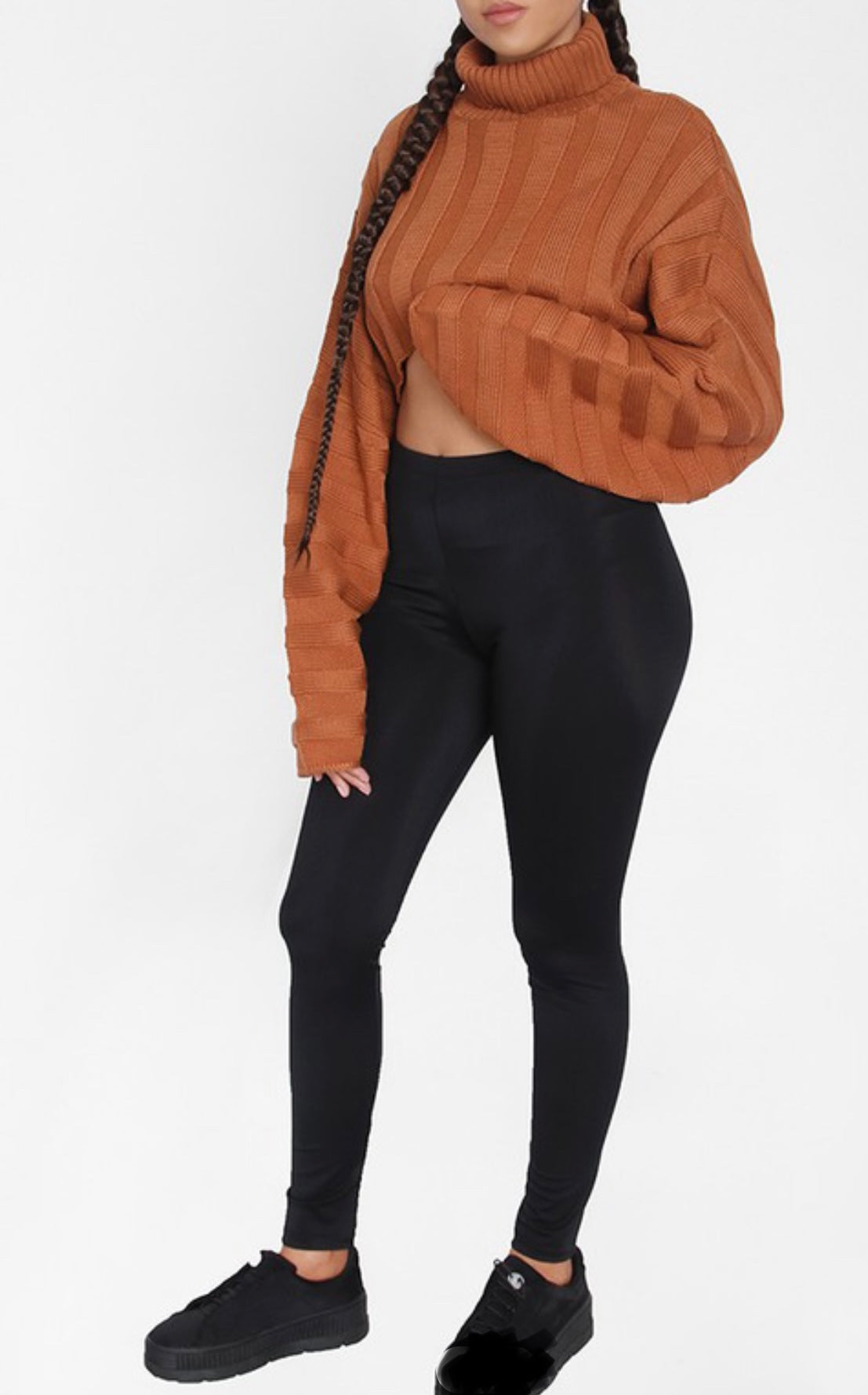 Baddie Black Leggings Black