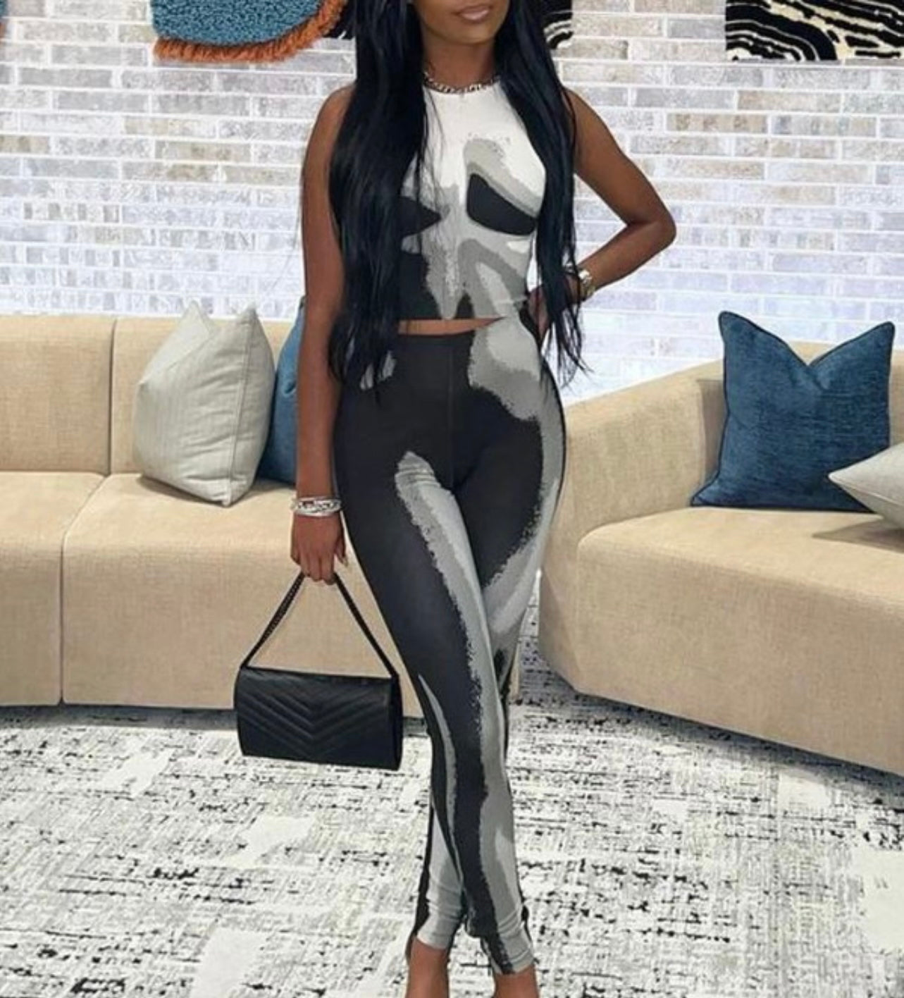 Bust Down Baddie Set Black