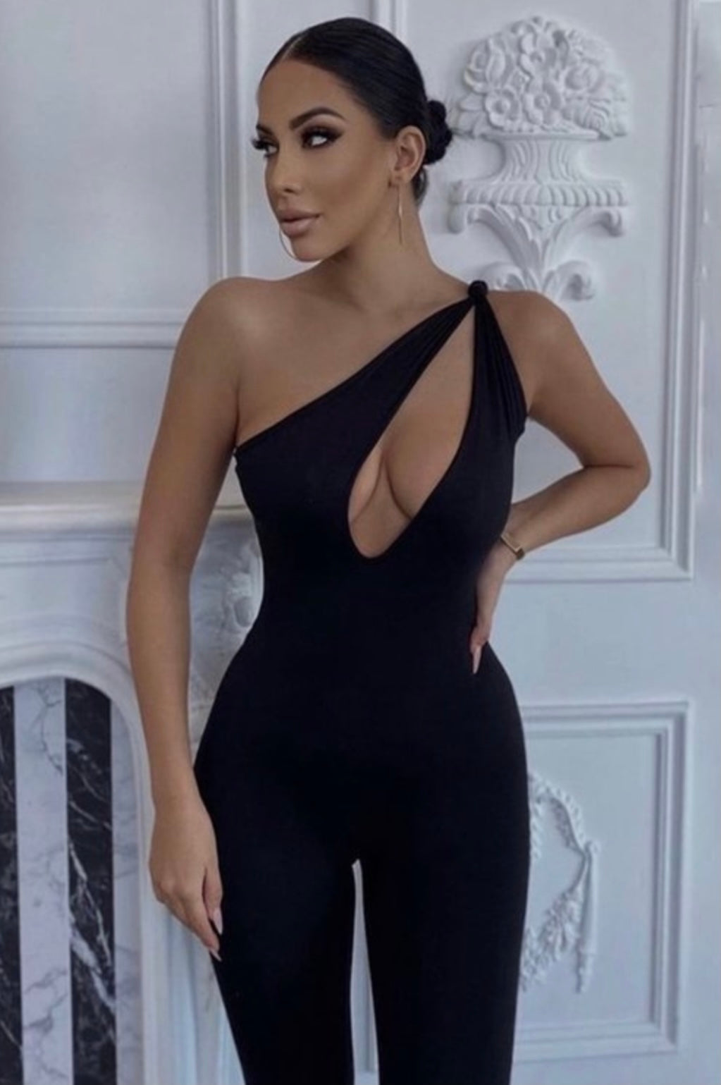 La La Baddie Jumpsuit Black