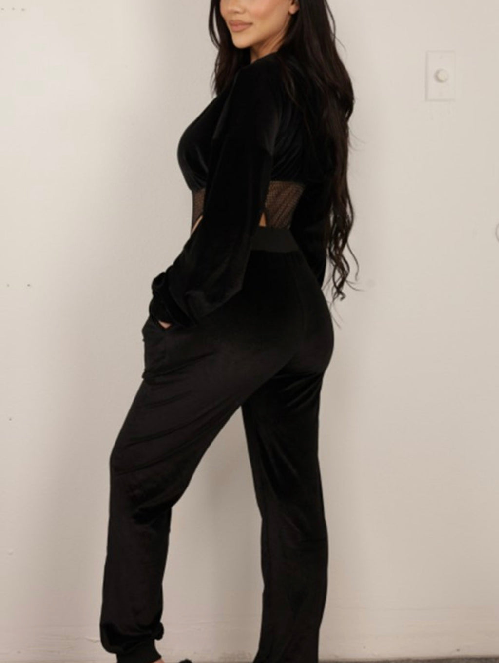 Natalia Baddie Velour Set
