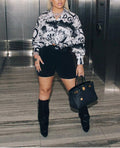 Baddie DG Set Black White