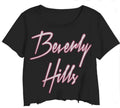 Beverly Hills Baddie Crop Top Black