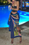 Faces of Beauty Baddie Skirt Blue OZ