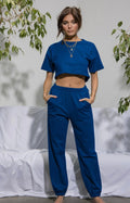 Serenity Baddie 2PC Set Blue