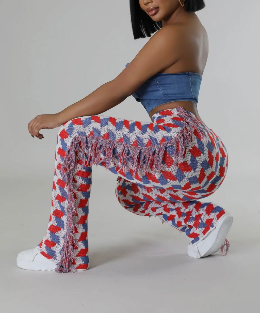 Griselda Baddie Tassel Pants