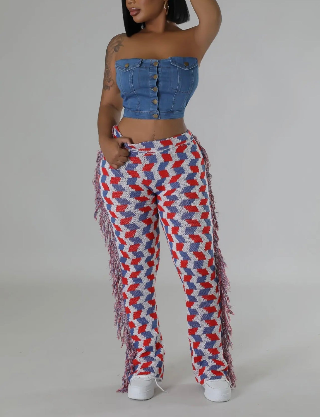 Griselda Baddie Tassel Pants