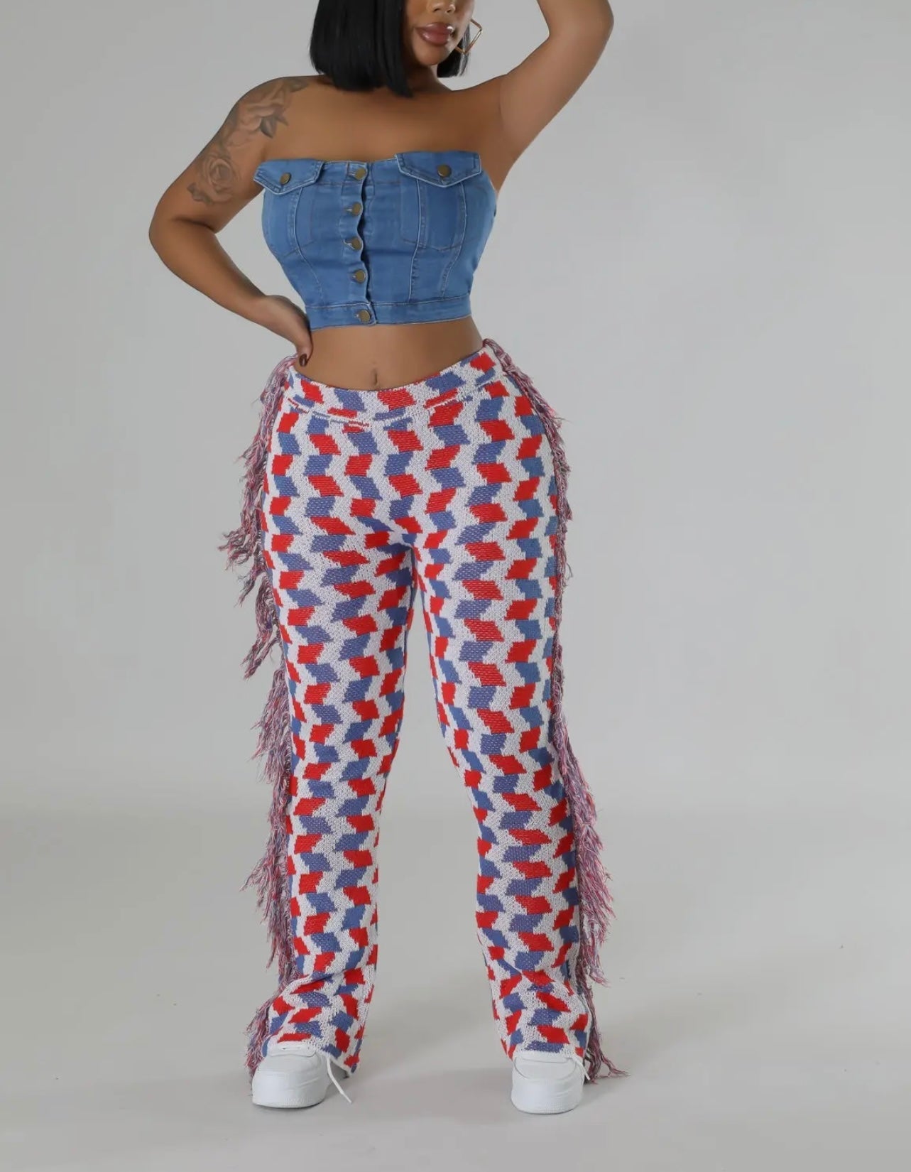 Griselda Baddie Tassel Pants