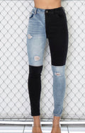 Patch Work Baddie Jeans Large