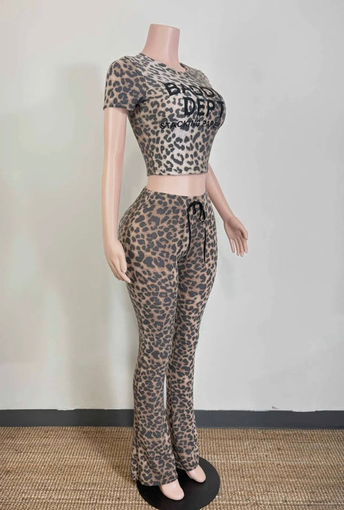 Baddie Dept Cheetah Set