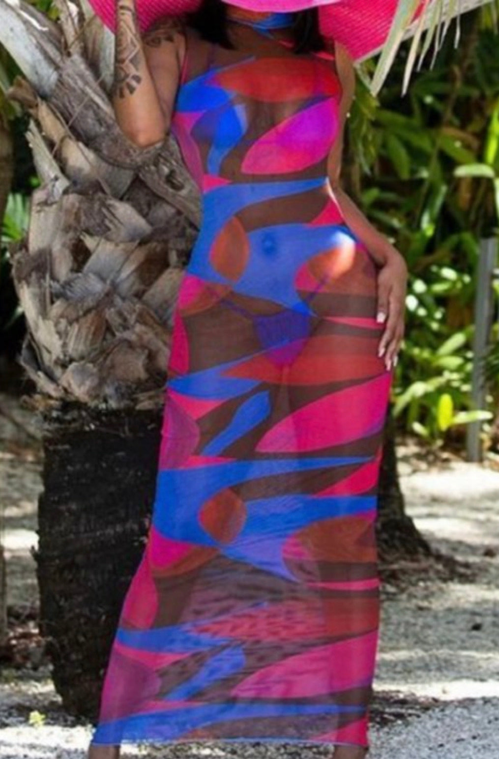 Royal Baddie Mesh Dress