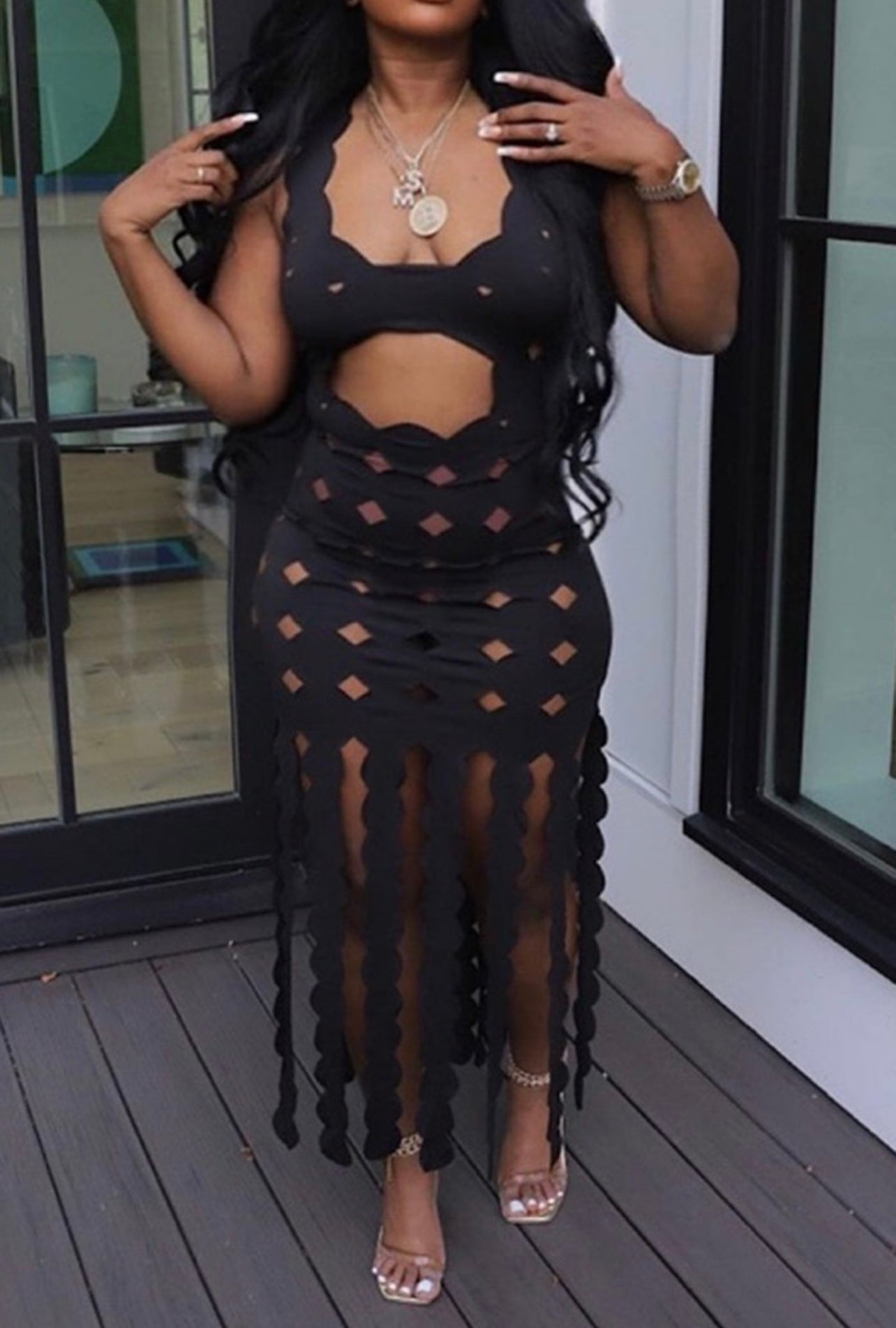 Not Pressed Baddie Dress Large