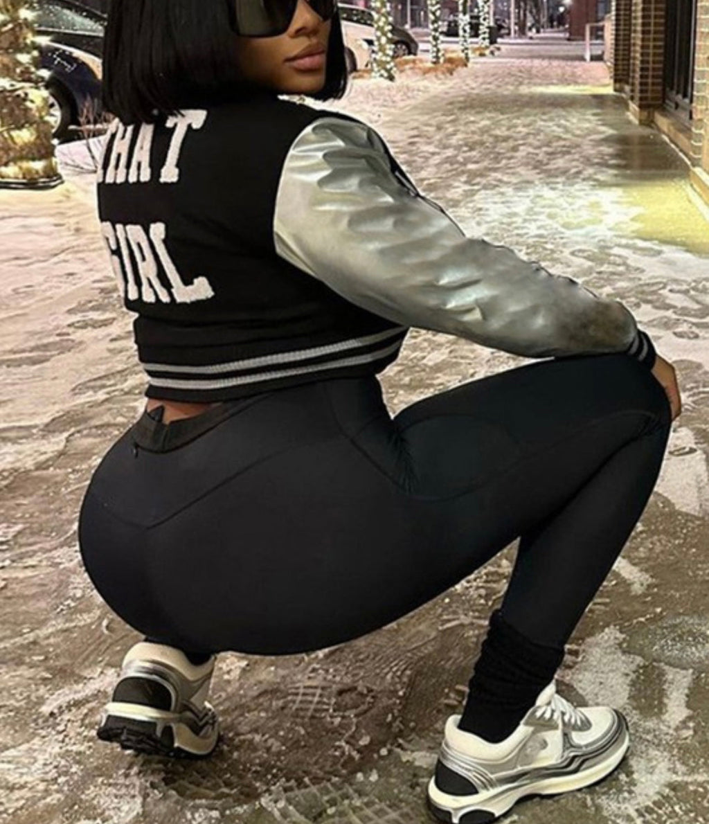 That Girl Baddie Varsity Jacket