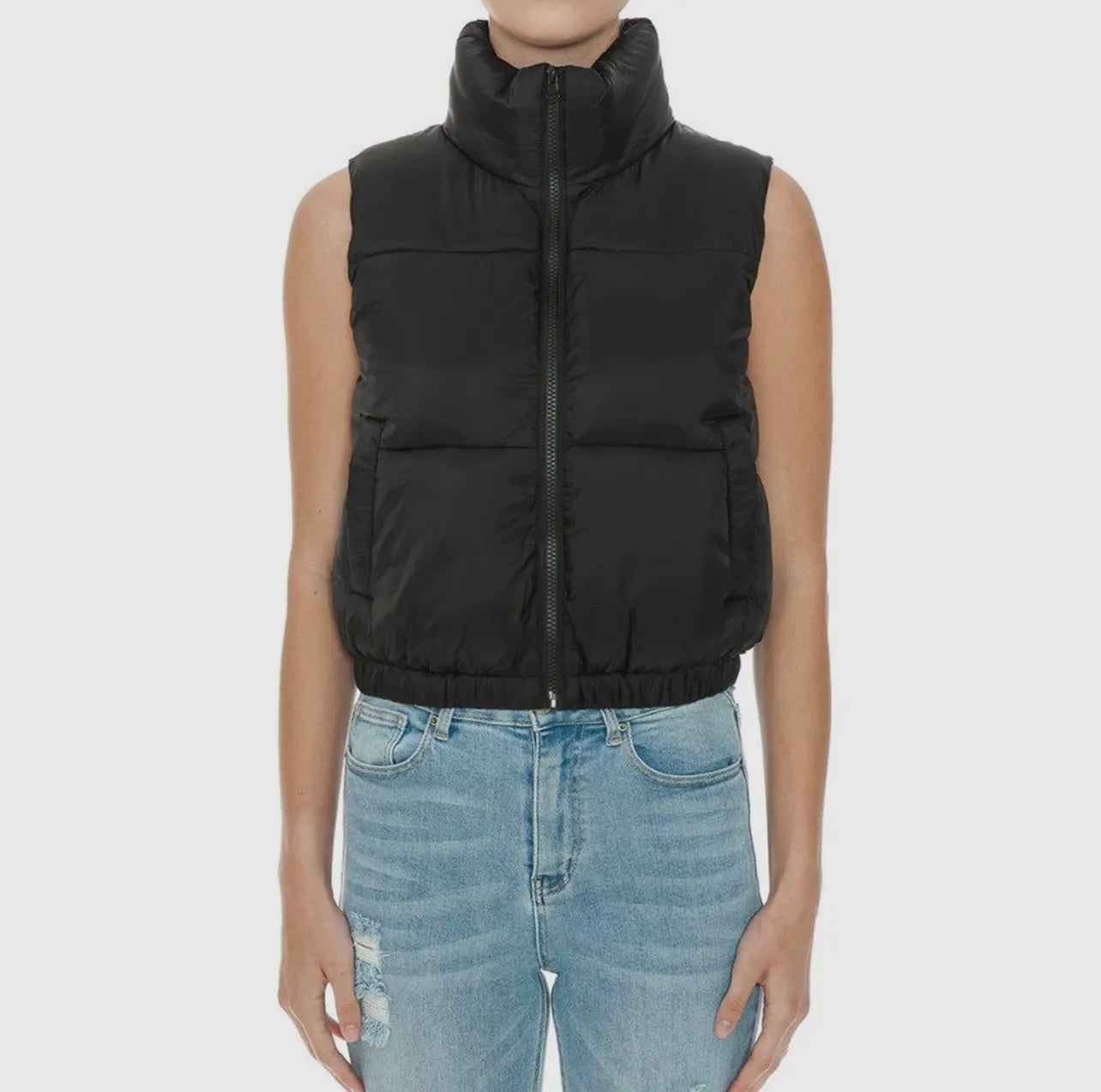 Debbie Down Baddie Vest Black