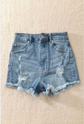 Billie Jean Light Blue Shorts Light Blue Small