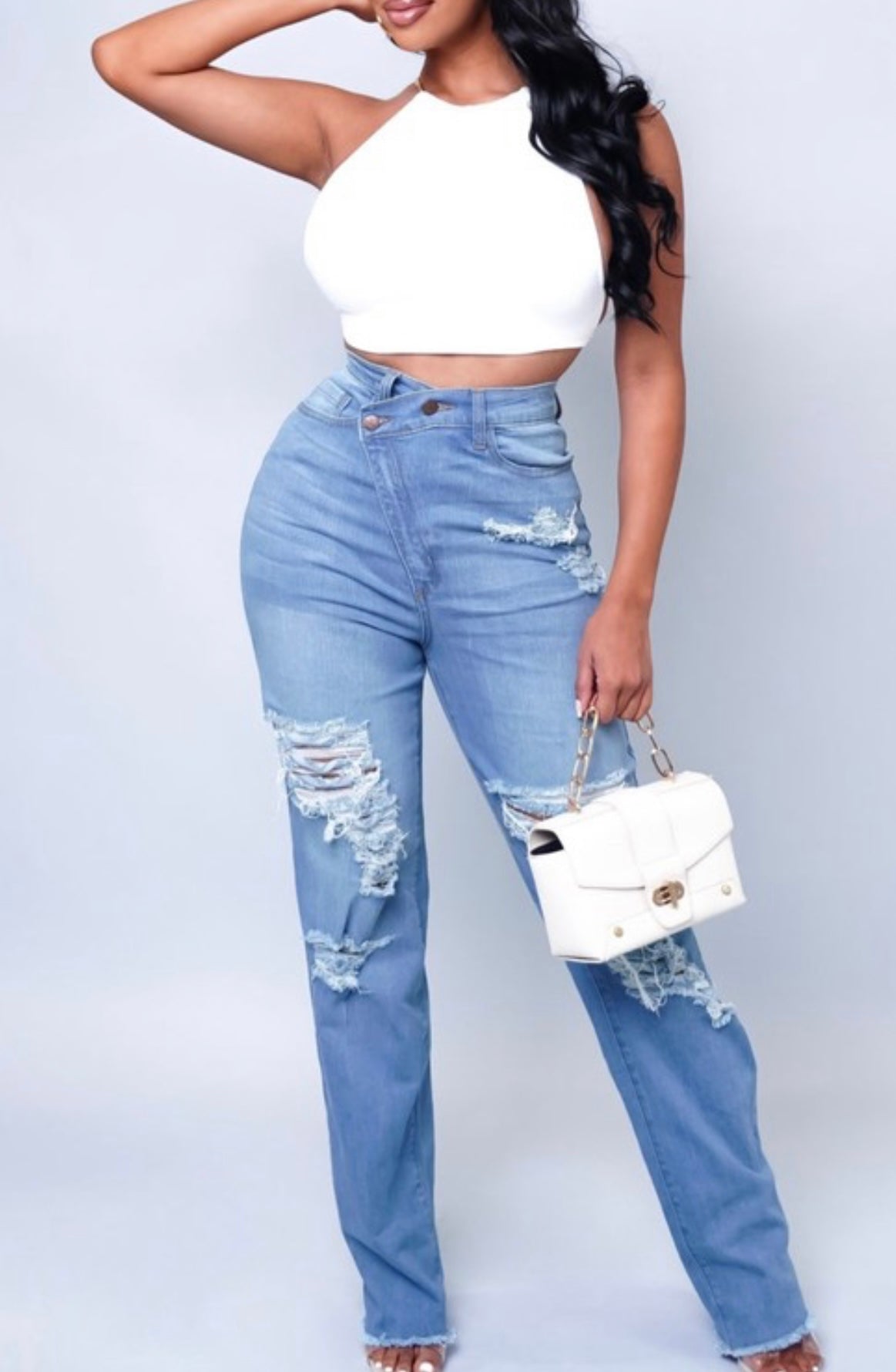 Mariah Baddie Jeans Medium Blue