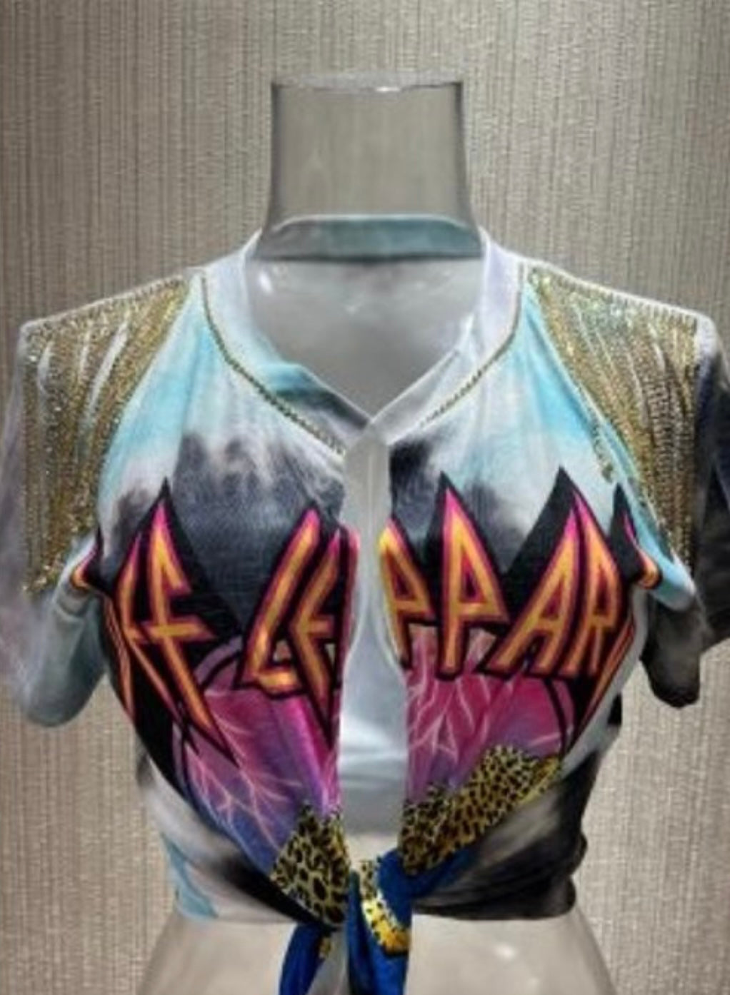 Def Leppard Baddie Tassel Shirt