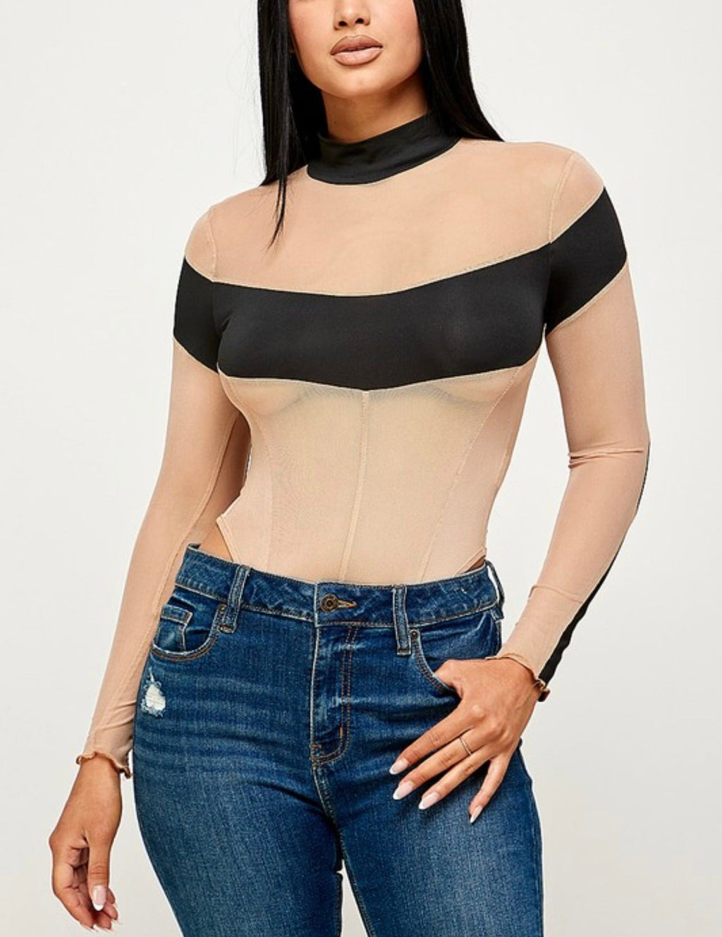 Hot Thang Mesh Baddie Bodysuit