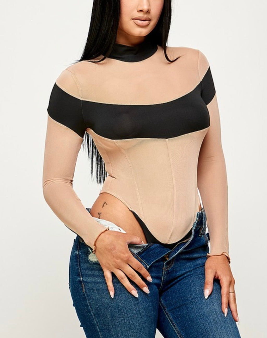 Hot Thang Mesh Baddie Bodysuit