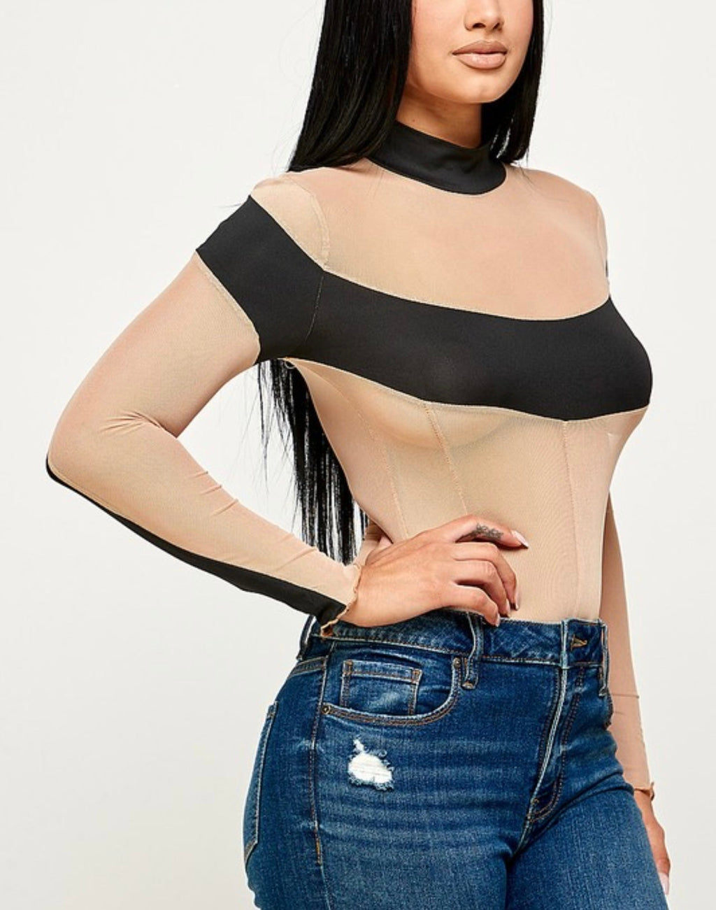 Hot Thang Mesh Baddie Bodysuit
