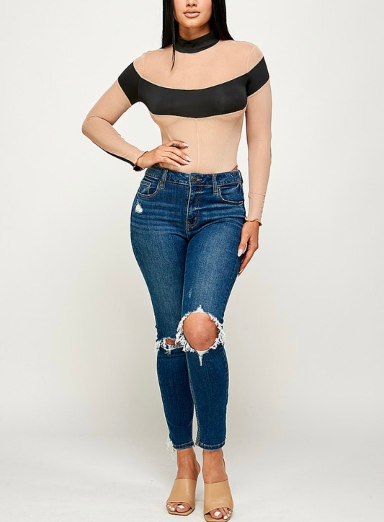 Hot Thang Mesh Baddie Bodysuit