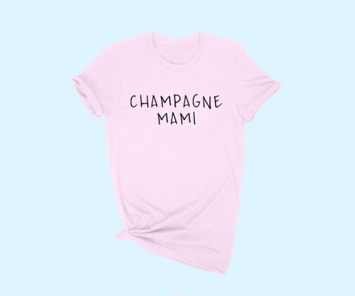 Champagne Mami Plus T-Shirt XXX Baddie