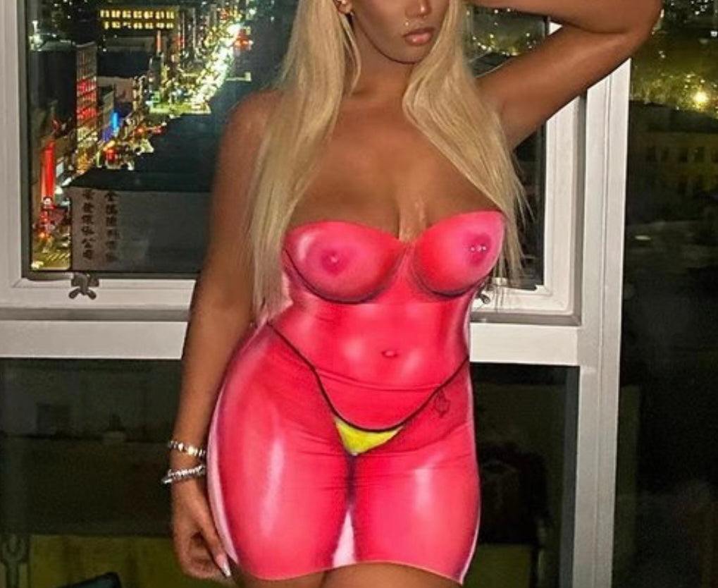 My Body Baddie Dress Pink