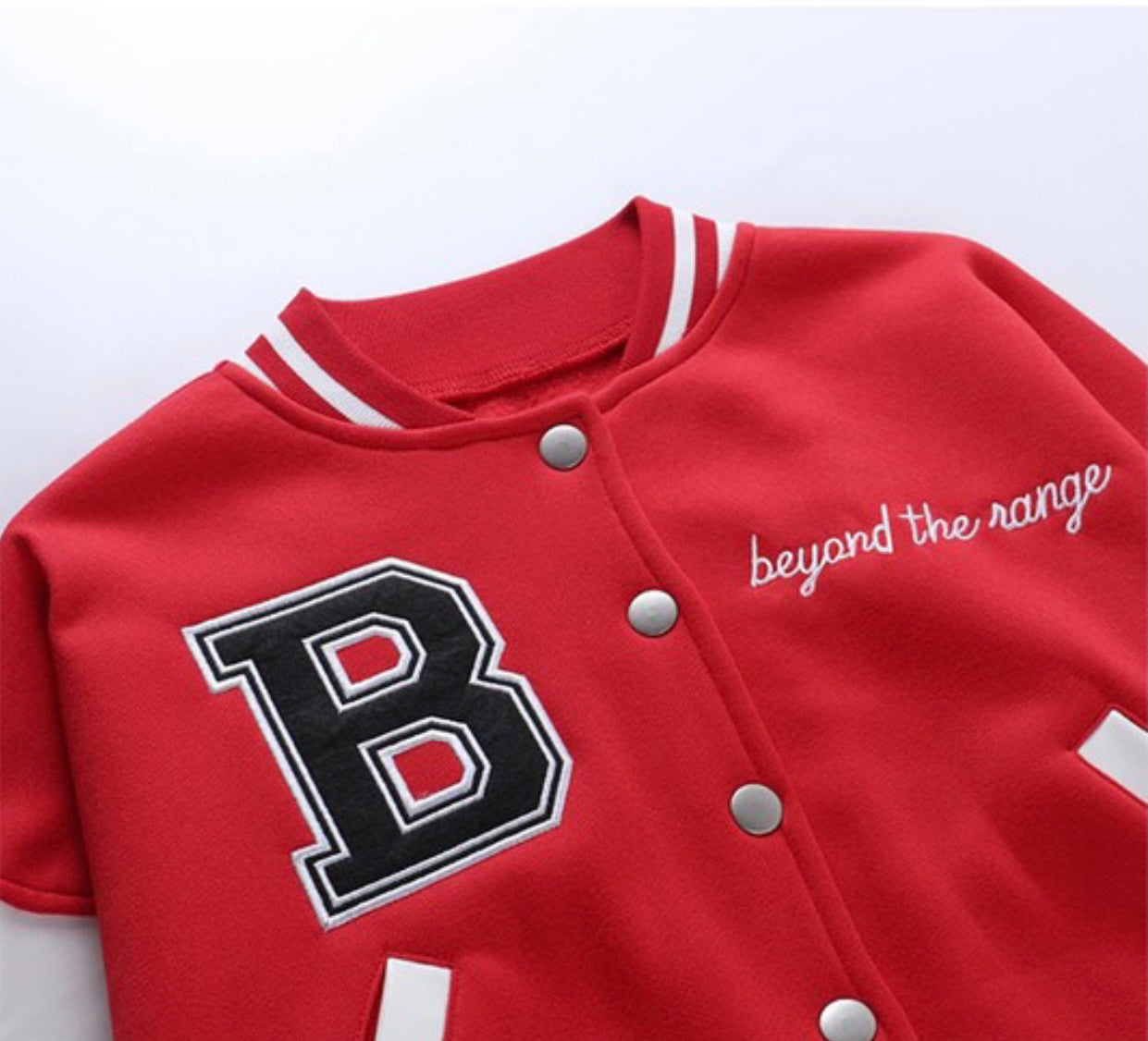 Baddie B Bomber Sweater Red