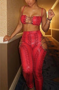 Savage Two-Piece Baddie Set Red