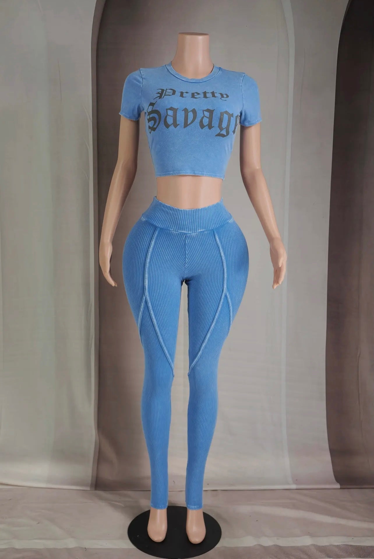 Pretty Savage Baddie Set Blue