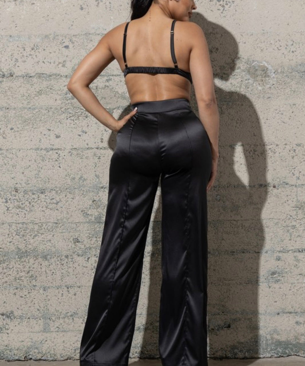Porsha Baddie Satin Set
