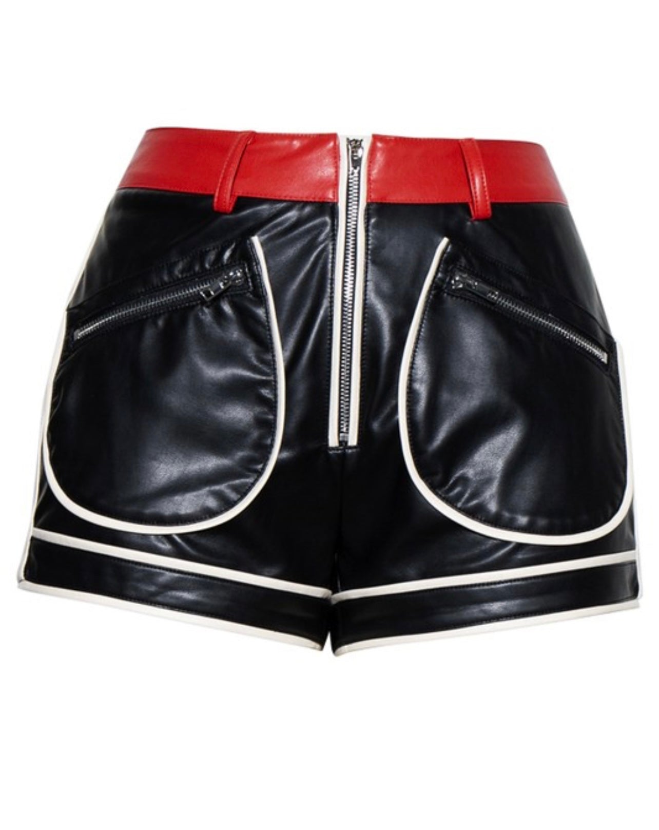 Francesca Baddie Leather Shorts