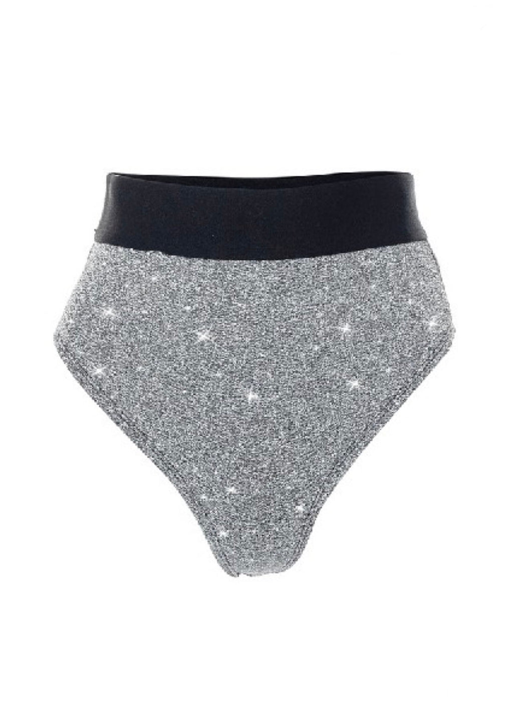 Metallic High Waist Baddie Briefs