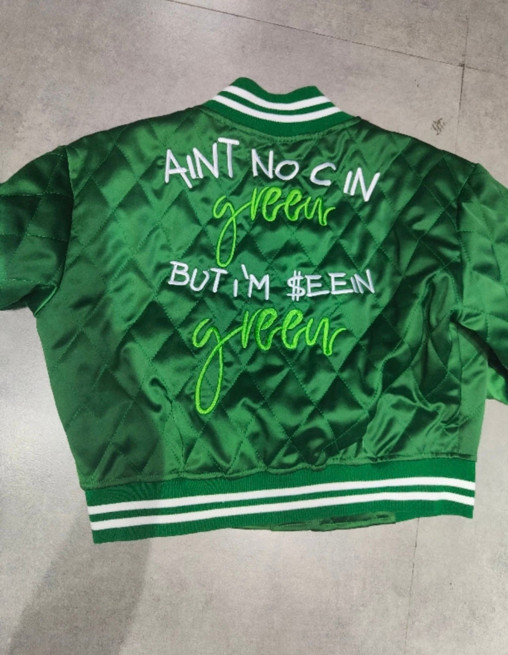 In My Bag Baddie Jacket Green