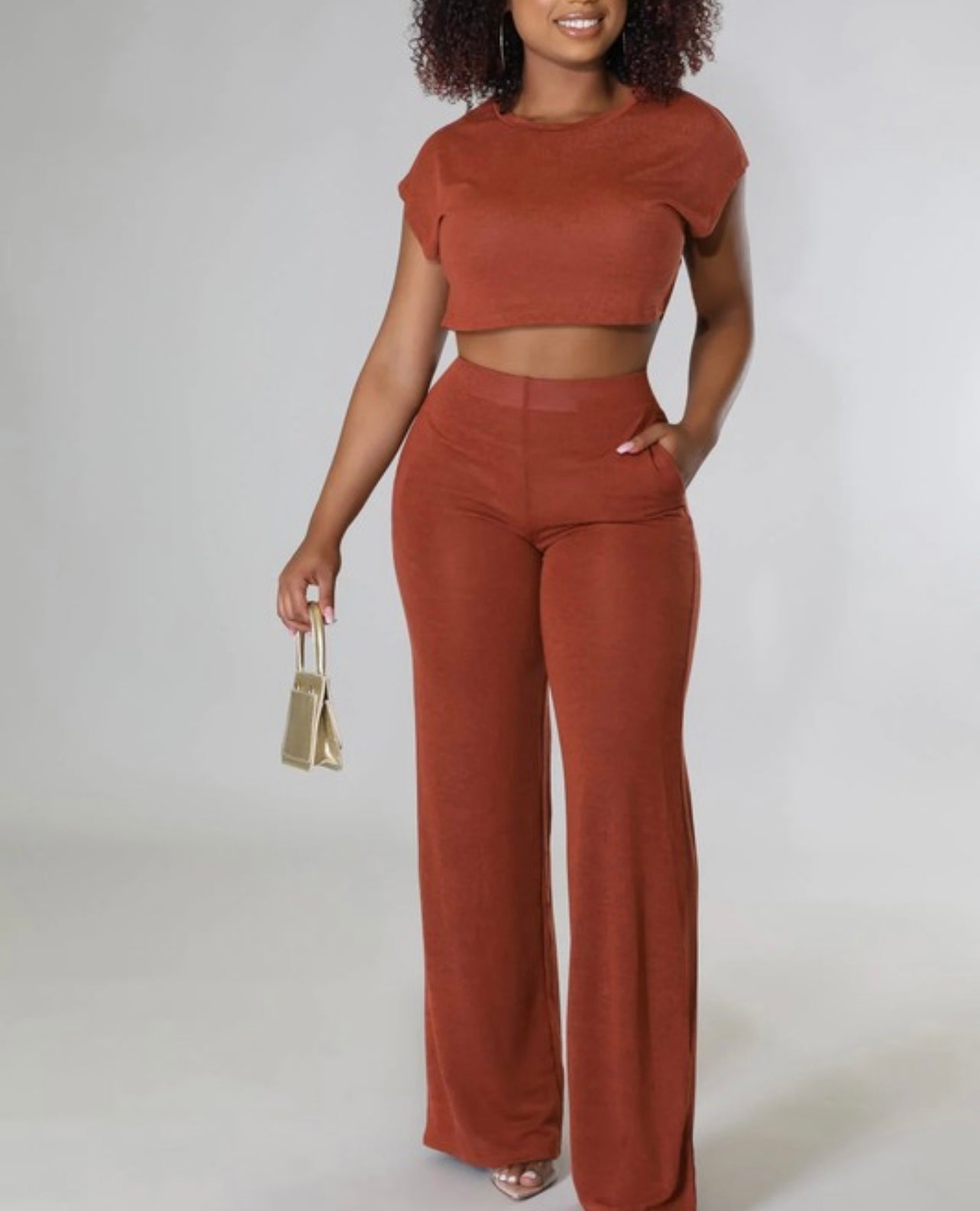 Keep It Chill Baddie Set Rust