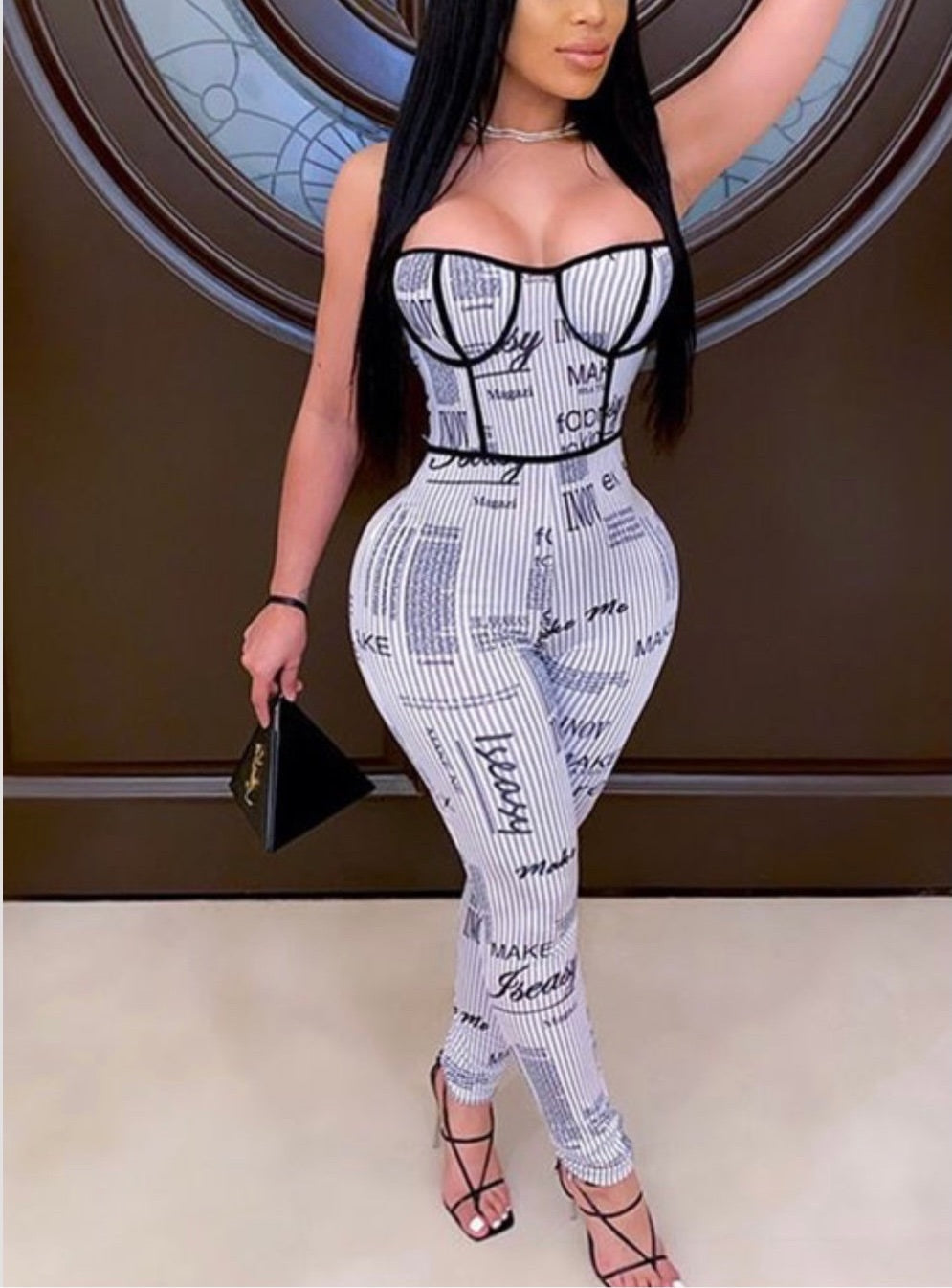 Self Made Baddie Jumpsuit Large