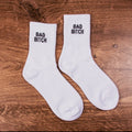 Bad B*Tch Baddie Sock White Gold
