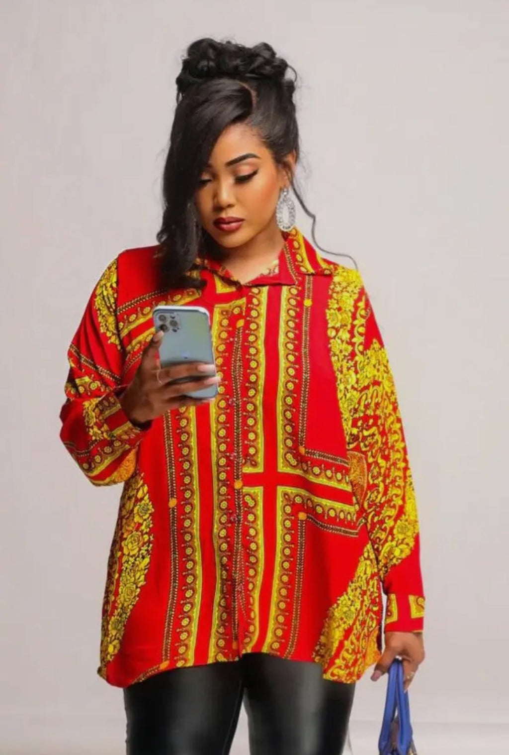 Prize Possession Baddie Shirt Red Gold