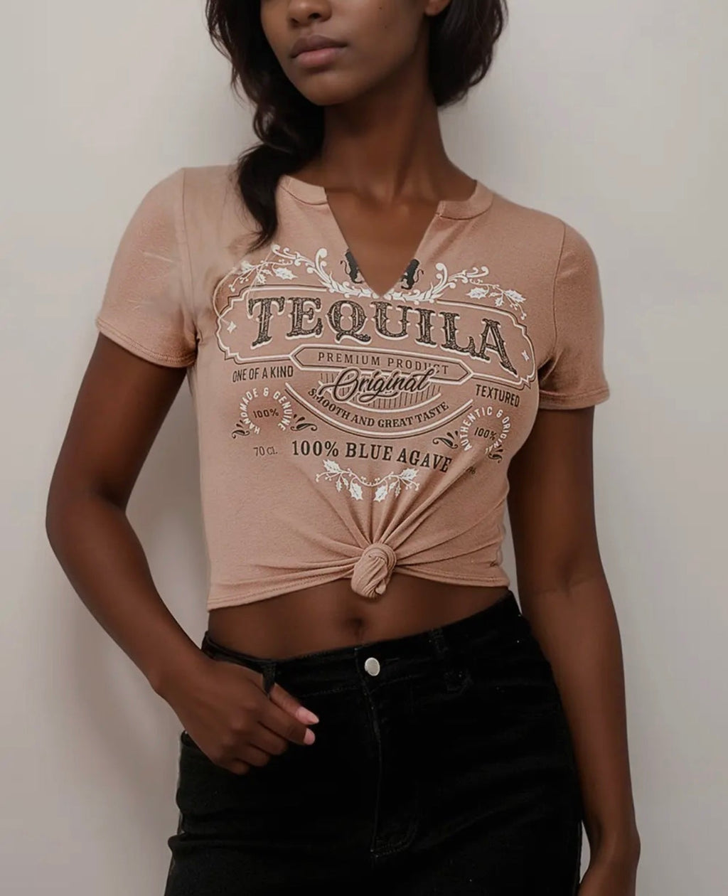 Tequila Baddie Top Mocha
