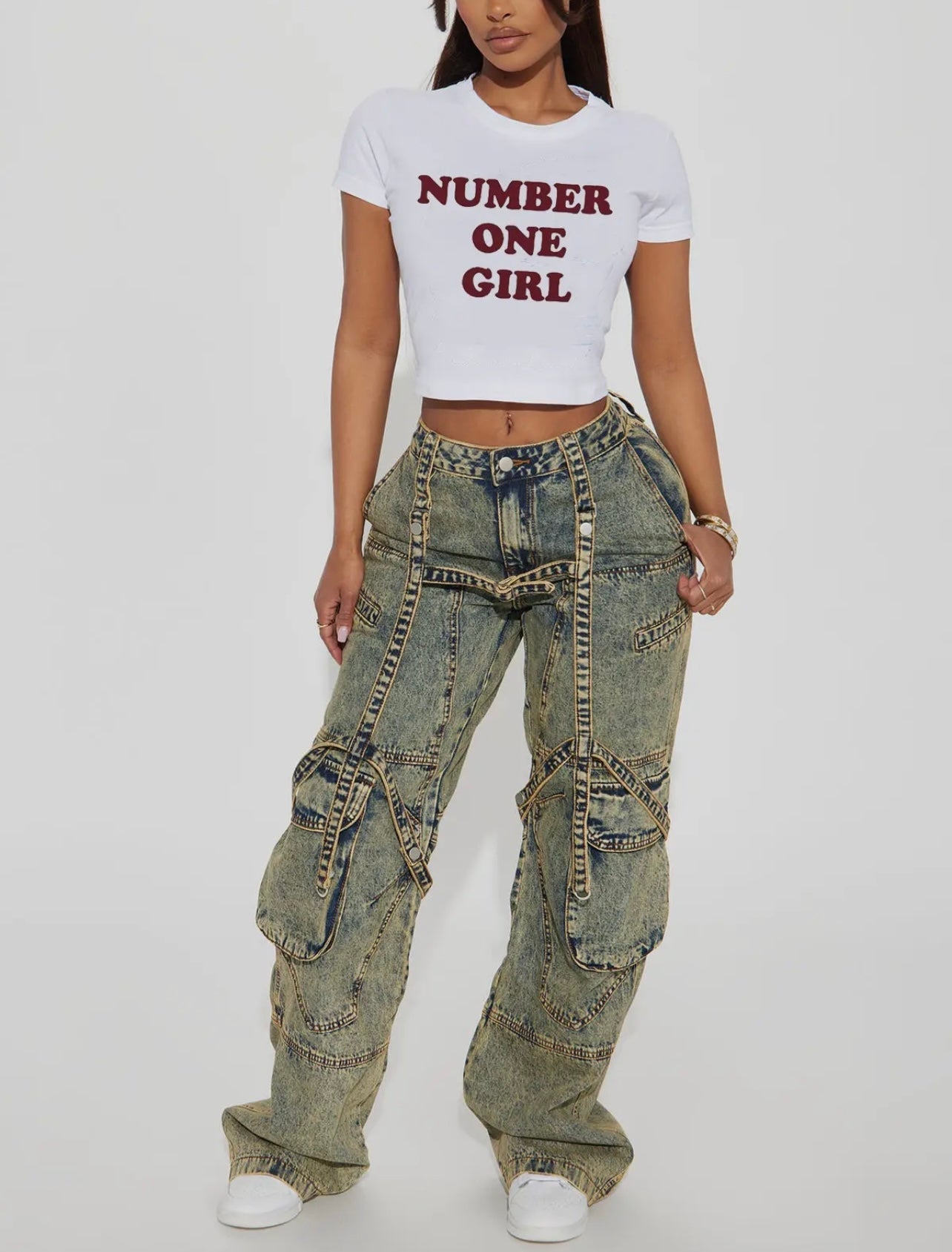 Number One Girl Baddie Top