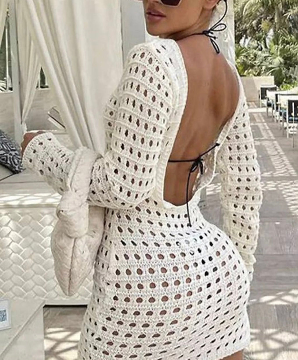 Constance Baddie Dress White