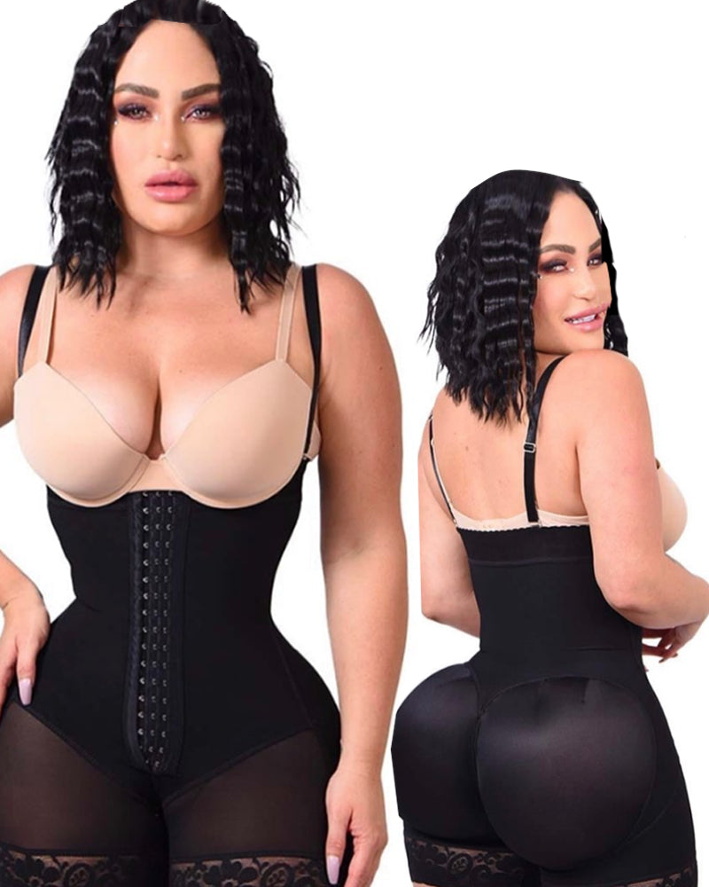 Fashion Tummy Control Butt Thigh With Lace Shapewear