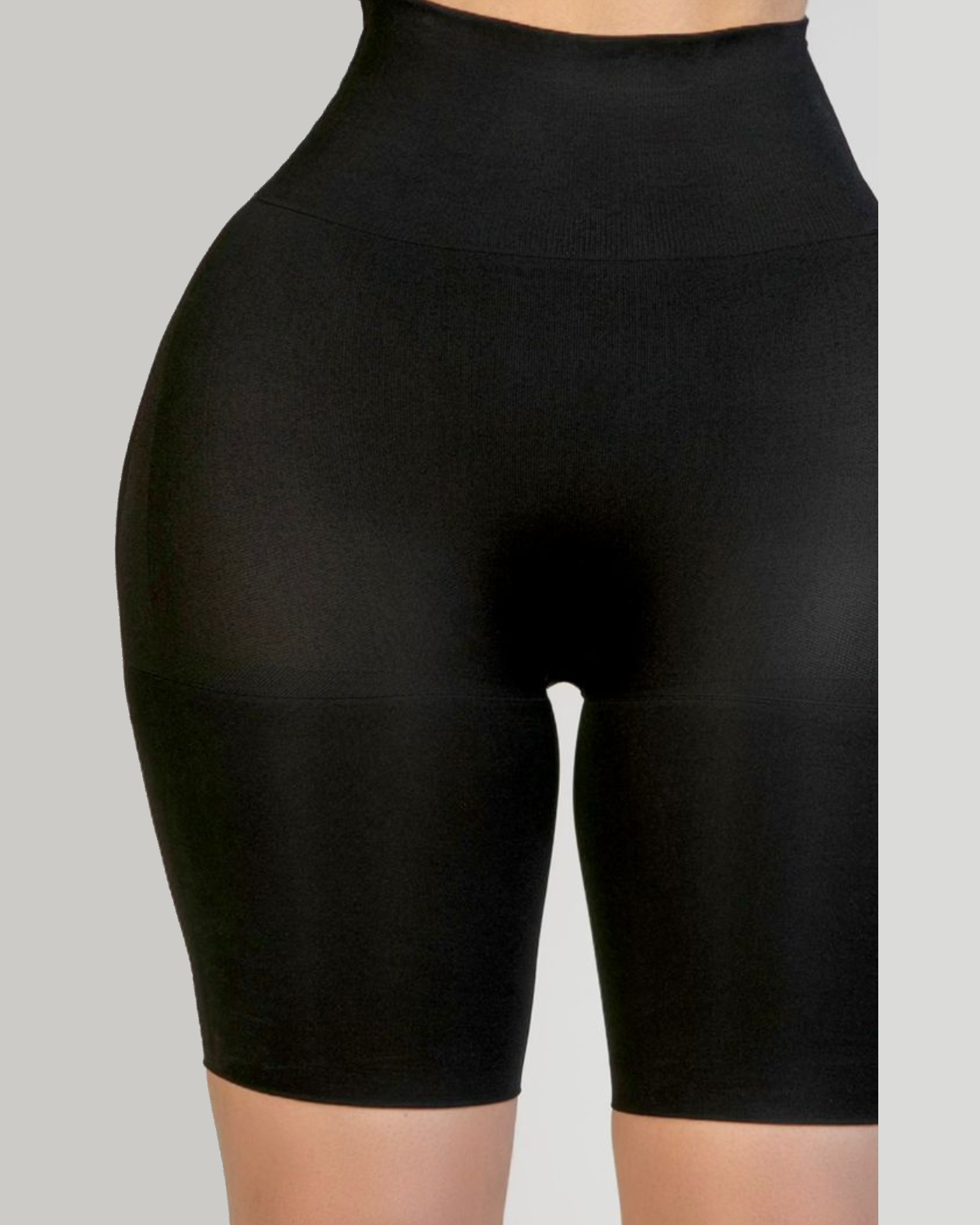 Seamless High Waist Butt Lift Short Black