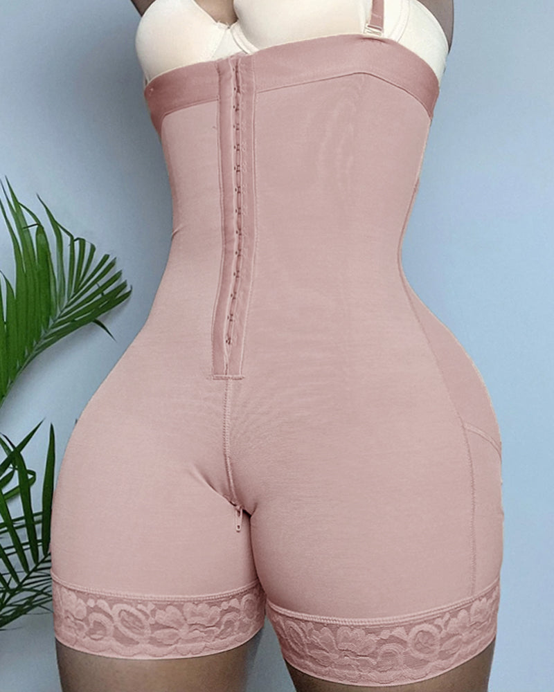 High Compression Tummy Control Shapewear RosyBrown