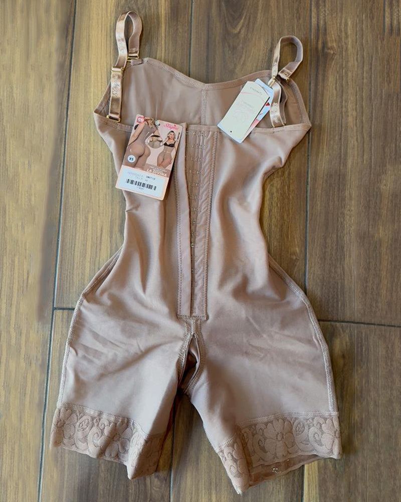 Fashion Tummy Control Slim Body Compression Strap Shaper Tan