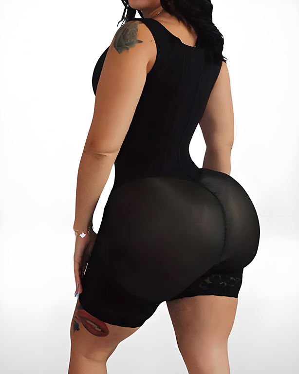 Steel Bone Hourglass Shaping Sleeveless Full Body Shaper