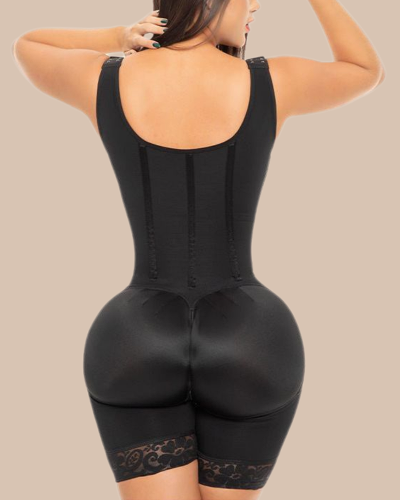 Fashion Tummy Control Shapewear With Front Closure Hooks