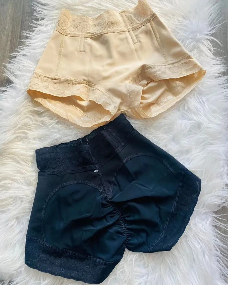 Women High Waisted Sculpting Tummy Control Butt Lifter Shorts