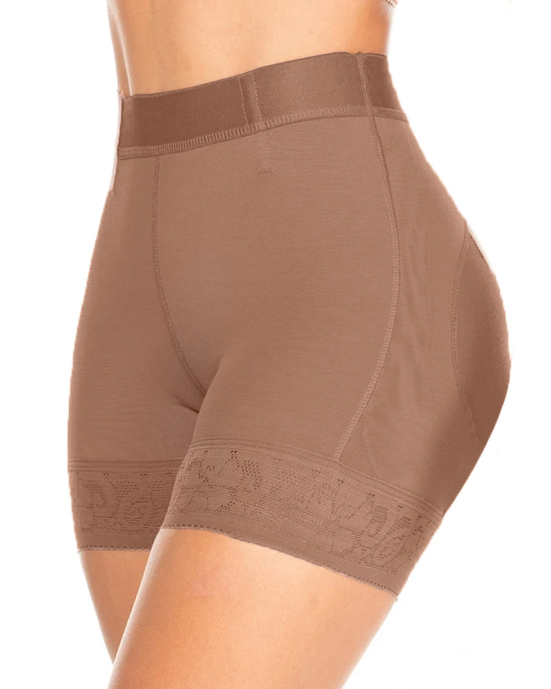 High Waist Butt Lifter Short W/ Natural Lift Peru