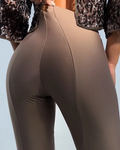 Stretch Leggings Tan