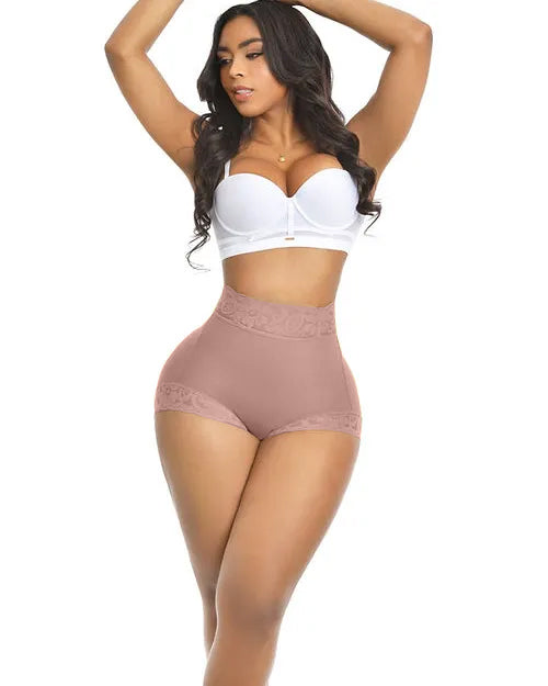 Valeria Booty Lifting Shorts RosyBrown